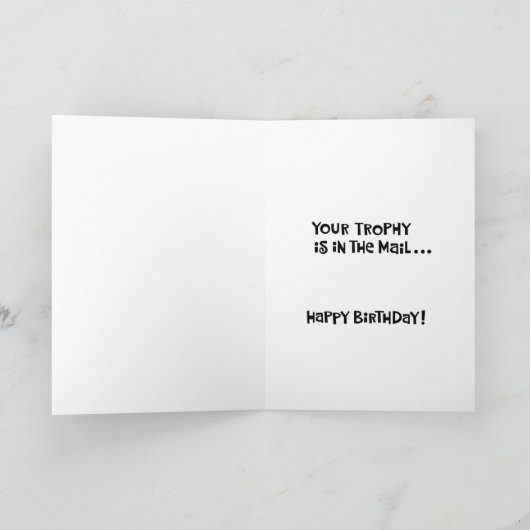 Carte Funny 35e anniversaire (Intérieur)