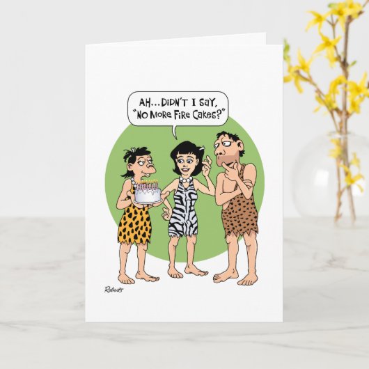 Carte Funny 35e anniversaire (Fleur jaune)