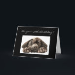 Carte Funny 39th Birthday, Labrador Retriever<br><div class="desc">Funny Birthday 39th,  Sad Dog,  originale aquarelle Labrador Retriever, </div>