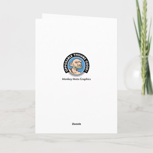 Carte Funny 40ème anniversaire de Mariage (Dos)