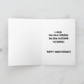 Carte Funny 40ème anniversaire de Mariage (Intérieur)