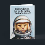 Carte Funny 40th Birthday Congrats Card<br><div class="desc">Snarky 40th Birthday Greeting Card humour pour quelqu'un qui a 40 ans</div>