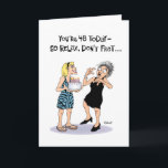 Carte Funny 48th Birthday Card pour elle<br><div class="desc">Funny 48th Birthday Greeting Card pour une femme qui n'est pas ravie d'avoir 48 ans</div>