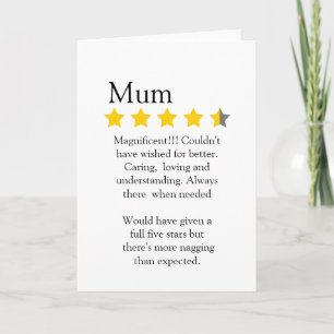 Carte Funny, 4.5 star Mum rating and review,