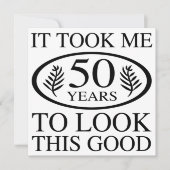 Carte Funny 50e anniversaire (Devant)