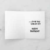 Carte Funny 50e anniversaire (Intérieur)