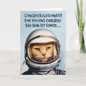 Carte Funny 50e anniversaire (Devant)