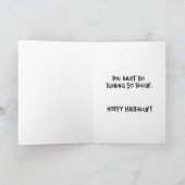 Carte Funny 50e anniversaire (Intérieur)