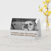 Carte Funny 50th Birthday Greeting Card - Skid in Poo (Fleur jaune)