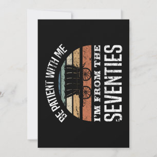 Carte Funny 50th Birthday I’m From The 1970s