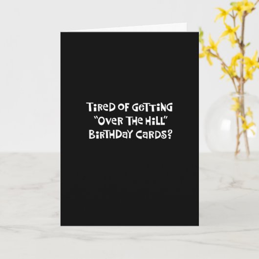 Carte Funny 52e anniversaire (Fleur jaune)