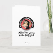 Carte Funny 53ème anniversaire (Dos)