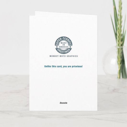 Carte Funny 54e anniversaire (Dos)