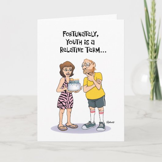 Carte Funny 54e anniversaire (Devant)