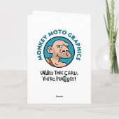 Carte Funny 55e anniversaire (Dos)