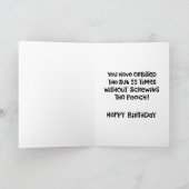 Carte Funny 55e anniversaire Félicitations (Intérieur)