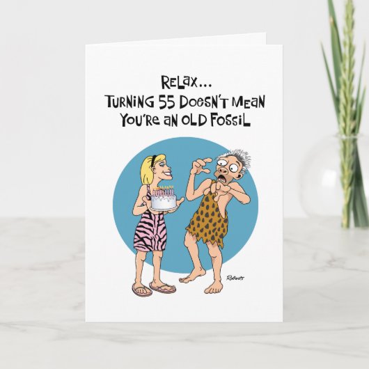 Carte Funny 55th Birthday Card (Devant)