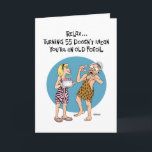 Carte Funny 55th Birthday Card<br><div class="desc">Drôle 55e anniversaire Carte de voeux pour homme de 55 ans</div>
