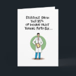 Carte Funny 56e anniversaire<br><div class="desc">Funny 56th Birthday Greeting Card for a woman who is not really enjoying the fact that she is turning 56 years old</div>