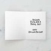 Carte Funny 56e anniversaire (Intérieur)