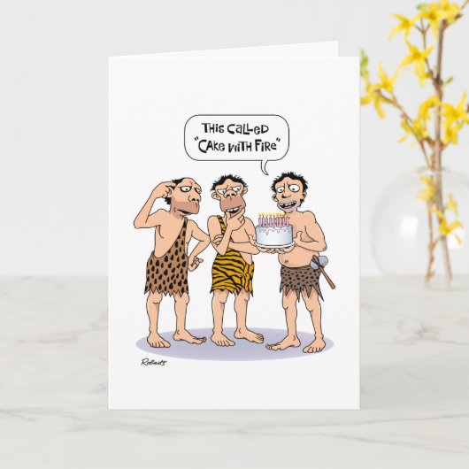 Carte Funny 57e anniversaire (Fleur jaune)