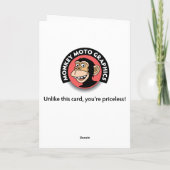 Carte Funny 57e anniversaire (Dos)