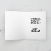 Carte Funny 57e anniversaire (Intérieur)