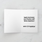 Carte Funny 57th Birthday Greeting Card (Intérieur)