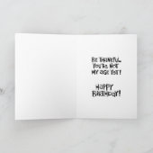 Carte Funny 59e anniversaire (Intérieur)