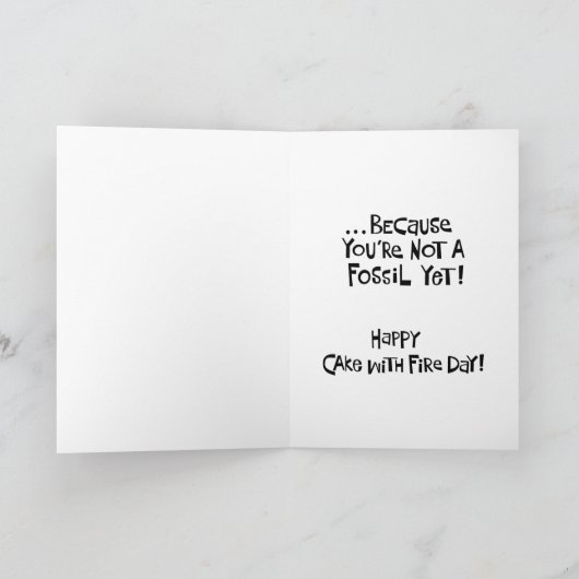 Carte Funny 60e anniversaire (Intérieur)