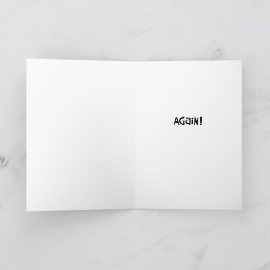 Carte Funny 60e anniversaire (Intérieur)