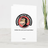 Carte Funny 60e anniversaire (Dos)