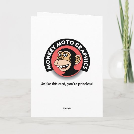 Carte Funny 60e anniversaire (Dos)