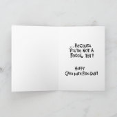 Carte Funny 60e anniversaire (Intérieur)