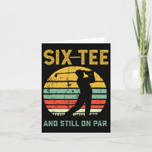 Carte Funny 60e Anniversaire Golf Pun Golfing 60 ans G