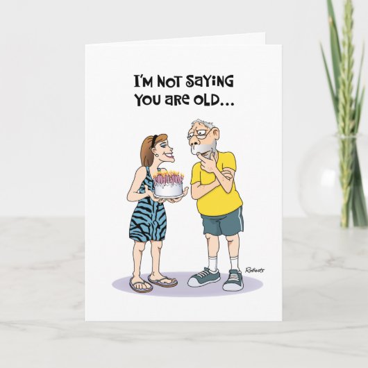 Carte Funny 61st Birthday Card for Homme (Devant)