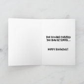 Carte Funny 62e anniversaire (Intérieur)