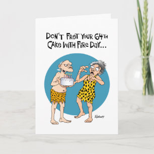 Carte Funny 64th Birthday Card