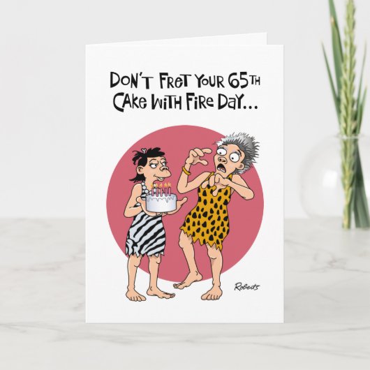 Carte Funny 65th Birthday Card (Devant)