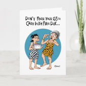 Carte Funny 65th Birthday Card (Devant)