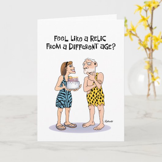 Carte Funny 65th Birthday Card (Fleur jaune)