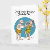 Carte Funny 66e anniversaire (Fleur jaune)