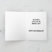 Carte Funny 66e anniversaire (Intérieur)