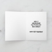 Carte Funny 66th Birthday Card (Intérieur)