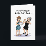 Carte Funny 66th Medicare Birthday Card<br><div class="desc">Drôle 66e anniversaire Carte de voeux pour femme qui n'est pas prêt à avoir 66 ans</div>