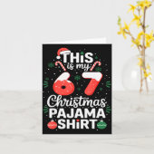 Carte Funny 67 Christmas Pajamas Shirt Six Seven Meme Br (Fleur jaune)