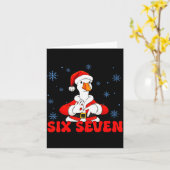 Carte Funny 67 Meme Silly Goose Christmas 67 Meme Xmas B (Fleur jaune)