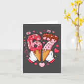 Carte Funny 67 Meme Six Seven Ice Cream Matching Couples (Fleur jaune)