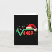 Carte Funny 67 Meme Square Root 4489 Slang Math Teacher (Devant)