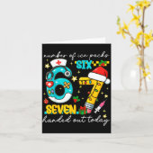 Carte Funny 67 School Nurse Christmas Six Seven School N (Fleur jaune)